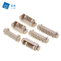 1.25mm pitch surface mount terminal block surface mount socket 2-16P horizontal pin header board alignment high temperature surface mounting/vertical mounting
