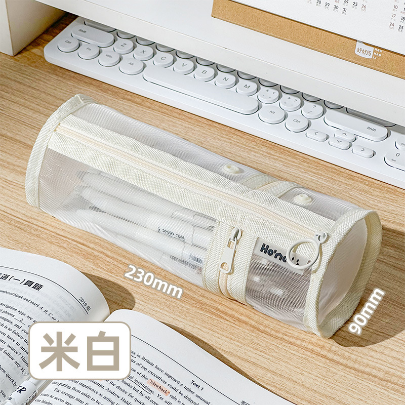 Bolsas de lápiz Kulomi Caja de papelería de dibujos animados para niños y niñas Caja de lápiz para niños Caja de almacenamiento de gran capacidad Bolsas de papelería