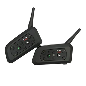 V6-1200 motosiklet dəbilqə Bluetooth interkomu, 1200m ikili rejimli