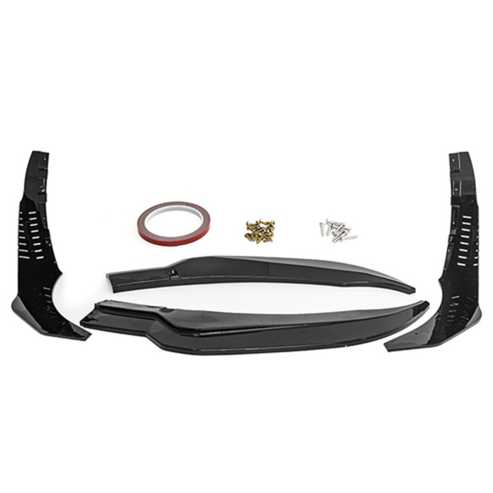 Suitable for Corvette C7 Front Spoiler Modification, 4-Section Front Lip, 14-19 Model Chevrolet Front Lip Small Body Kit