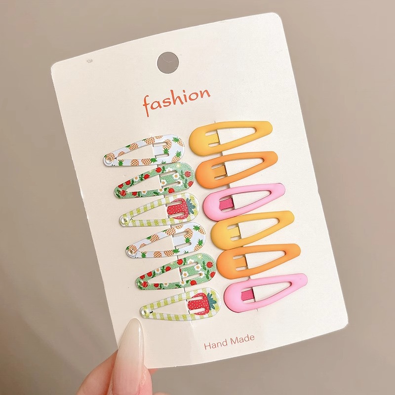 Pinza bb de color dopamina para niños cabello roto estrella de cinco puntas horquilla para niñas que no lastima el cabello, pinza para el cabello con flequillo para bebés, accesorios para el cabello lindos