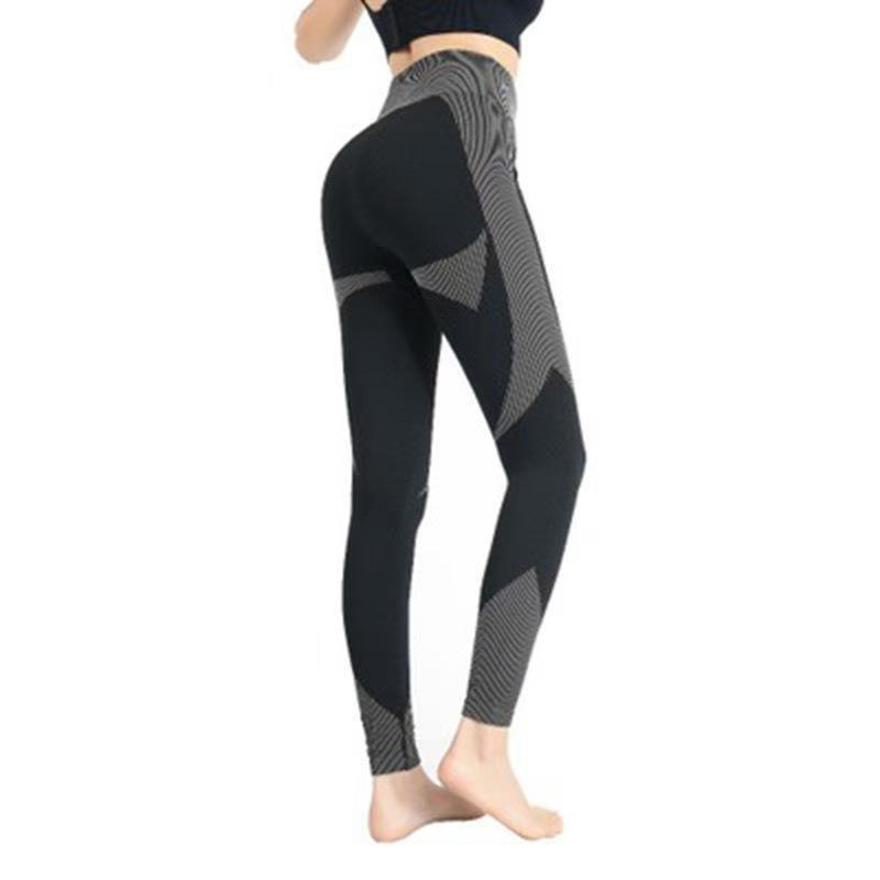 Europa y los Estados Unidos a través de la ropa de yoga antichoque de mujer chaleco deportivo ropa interior de cintura alta pantalones de calzado de calzado