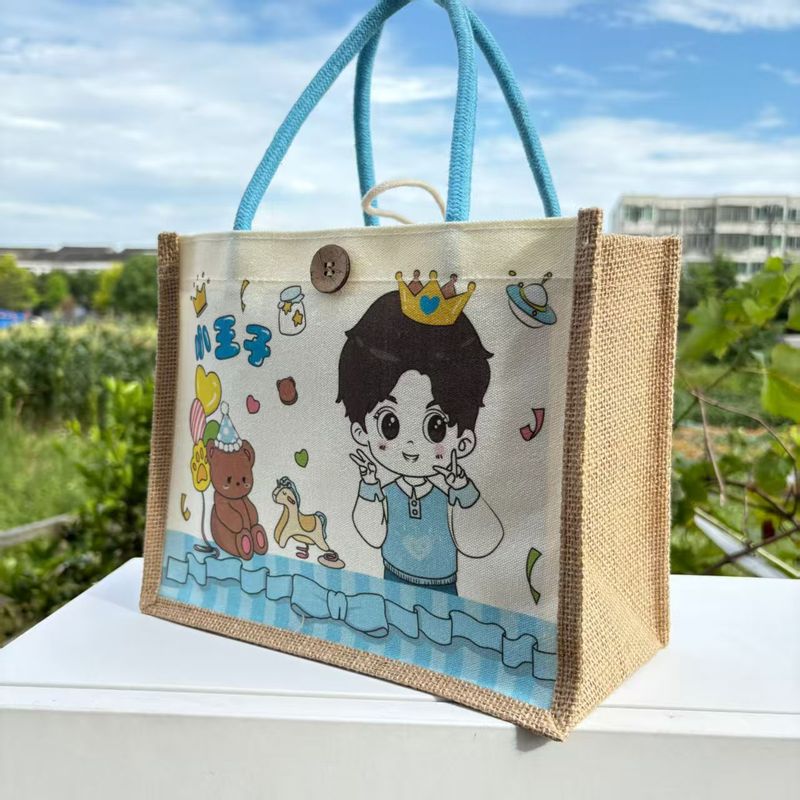 女の子、男の子、子供、誕生日、10歳、100日、満月ギフトバッグ、お土産ギフトキャンバスバッグ|undefined