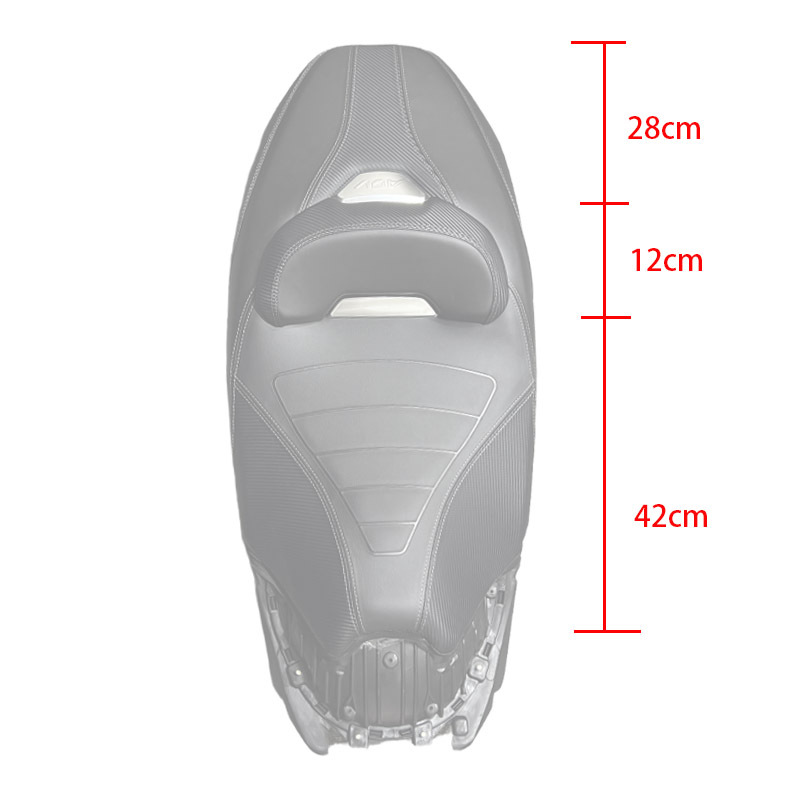 Suitable for Honda Adv350 2025-Modified Seat Cushion Assembly Upgraded Lumbar Support Comfortable Soft Waterproof Seat Cushion