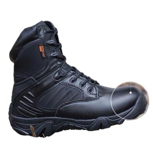 Spring and Autumn Men's High-Cut Delta Training Boots Breathable Durable Low-Cut Combat Boots Tactical Boots Training Boots Hiking Shoes