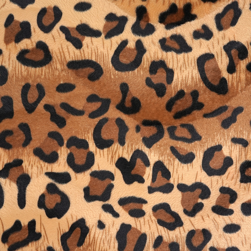 【经编布】厂家现货印花短毛绒布料 印花绒布料 支持定 做