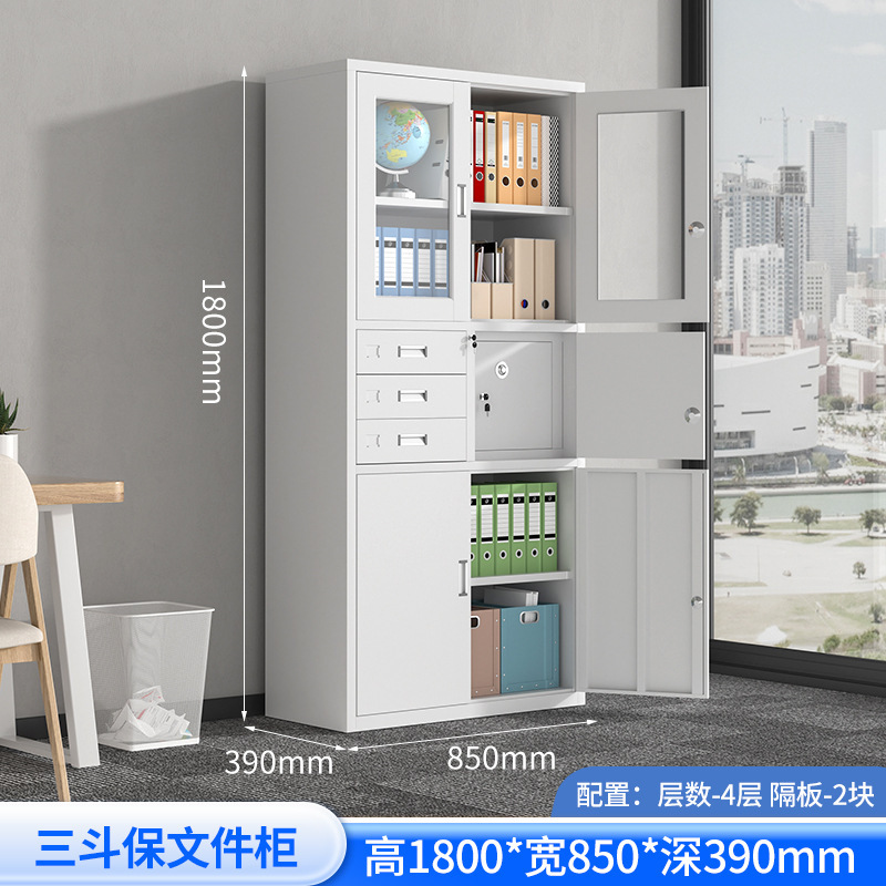 厚い鉄の皮のワードローブの多くのドアはロック付きロッカーの従業員の寮の服の食器棚を持っています。|undefined