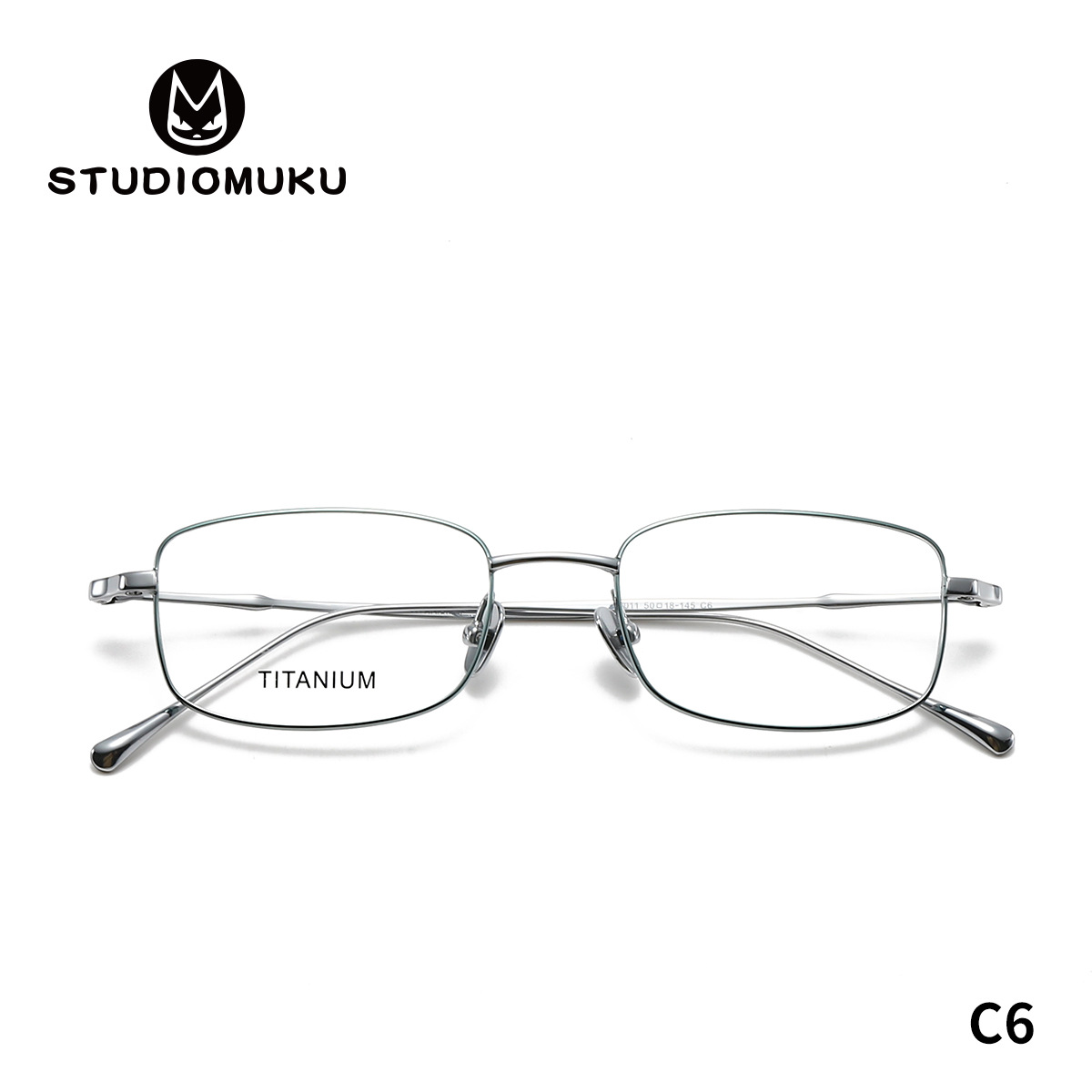 STUDIOMUKU gafas de madera cool diseño único marco retro marco de gafas de negocios cómodo marco de gafas cuadradas