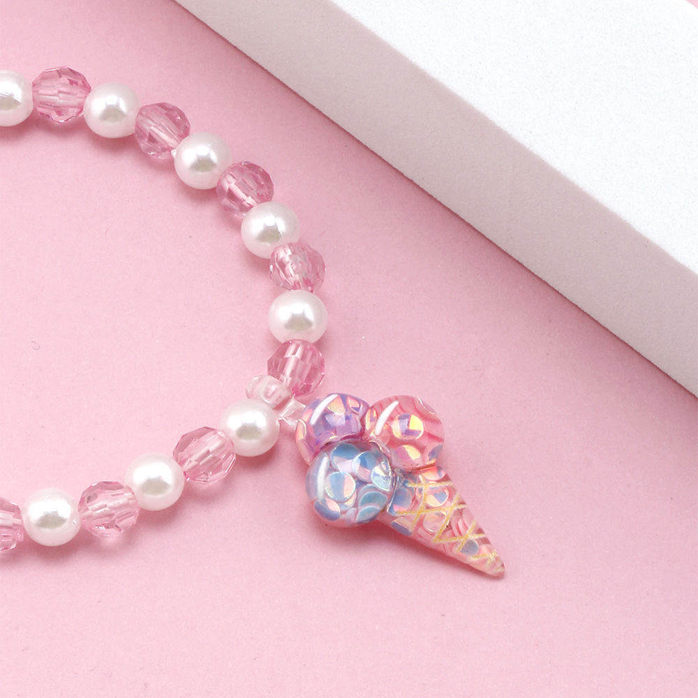 Simple Style Ice Cream Arylic Kidu0027S Bracelets