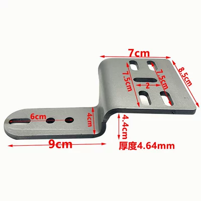 Motorcycle tail: Bracket, Motorcycle Trunk Reinforced Load-Bearing - z-shaped-triangular-middle-bottom-support