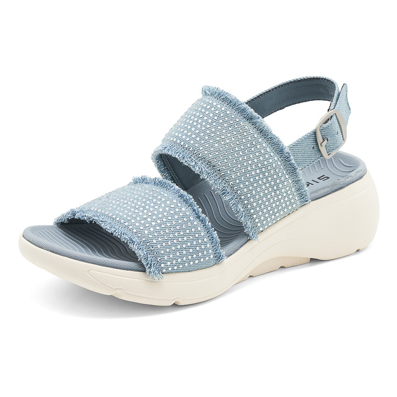 2025 nuevo stock de sandalias de diamante ligeras antideslizantes cómodas y casuales zapatos deportivos MD de mujer