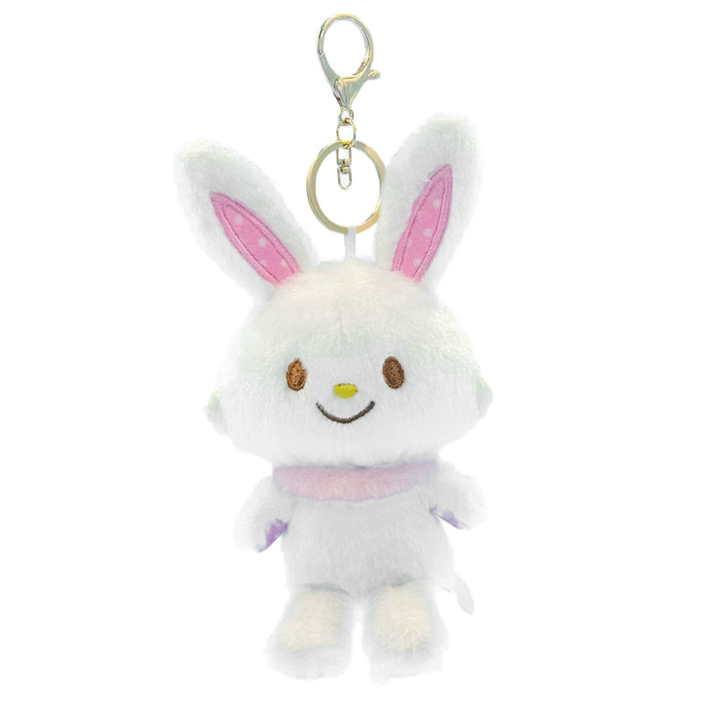 Плюшевый кулон Sanrio Hello Kitty, лицензионный талисман для сумки, плюшевый брелок, случайный цвет