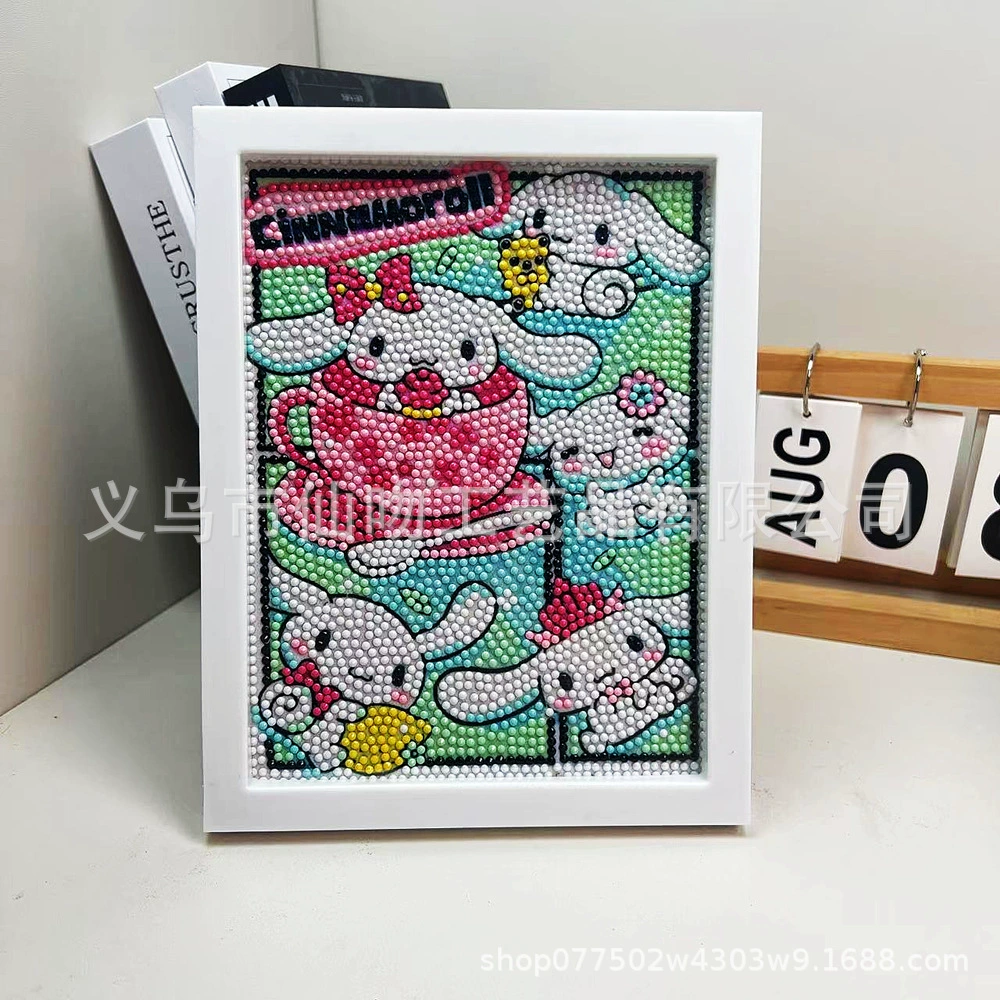 Набор для алмазной живописи Sanrio Kuromi, 17×22 см пластиковая рамка, набор для творчества DIY для детей