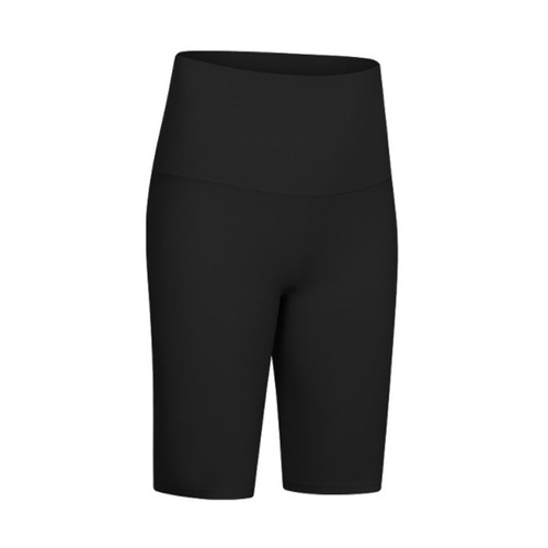 2024 cross-border embarrassment-free high-waist butt-lifting nude pants for sports and running women's five-point shorts yoga fitness wear