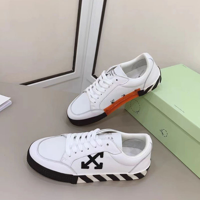 Comercio exterior nueva flecha cruzada zapatos blancos zapatos de hombre y mujer verano transpirable cuero genuino fondo grueso todo partido bajo tablero superior zapatos pareja