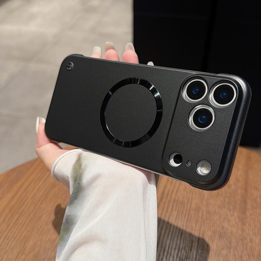 适用苹果18Pro手机壳iPhone17Promax高级感磁吸无边框车载保护16