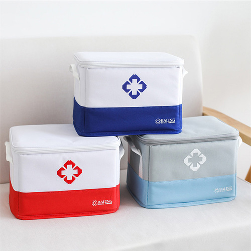 New Large Capacity Medical Box Household Multifunction Emergency Medical Kit Portable Multi-layer First Aid and Prevention Pack