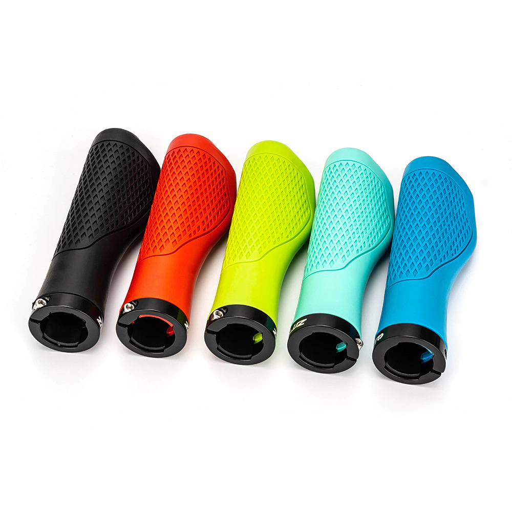 Mango de bola de carne de goma ZTTO agarre de bicicleta de montaña cerradura antideslizante absorción de golpes agarre de bicicleta plegable