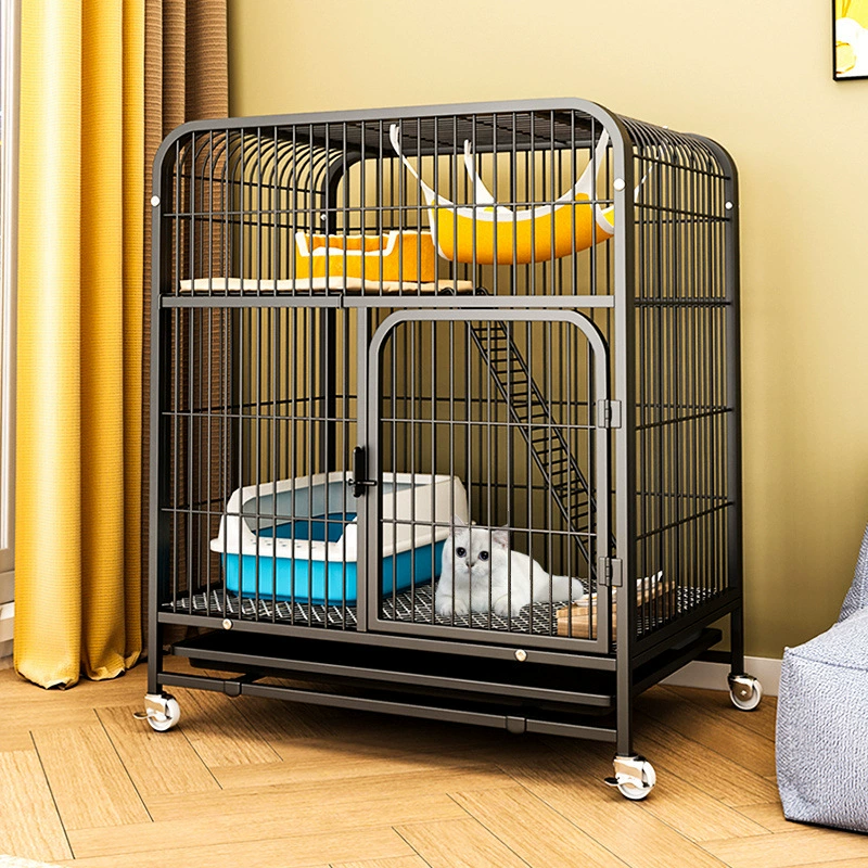 Клетка для кошек для домашнего использования в помещении, вилла для кошек из квадратных трубок, родильная комната для кошек, клетка для разведения большого пространства, клетка для домашних животных, кошачье гнездо, клетка для изоляции и стерилизации.