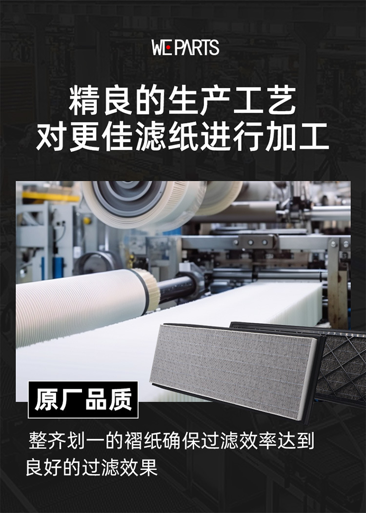 weparts car model y external air conditioning filter element inventory processing