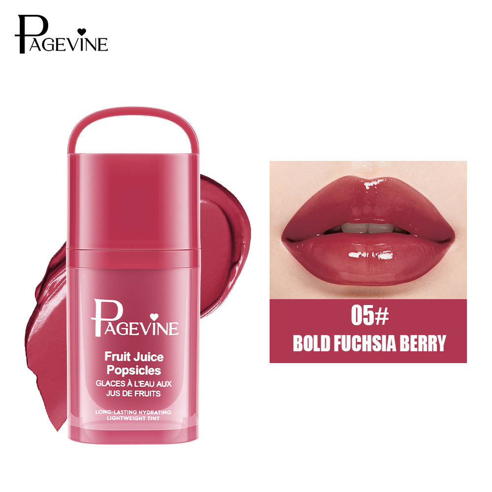Cross-border PAGE VINE Jugo labial miel de bloqueo de color acuoso esmalte labial duradero sin tazas blanqueador labial gloss Amazon
