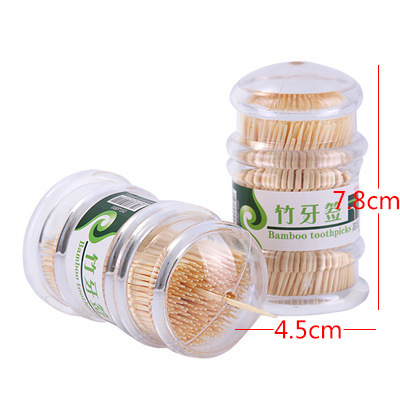 탑 모양의 대나무 이쑤시개