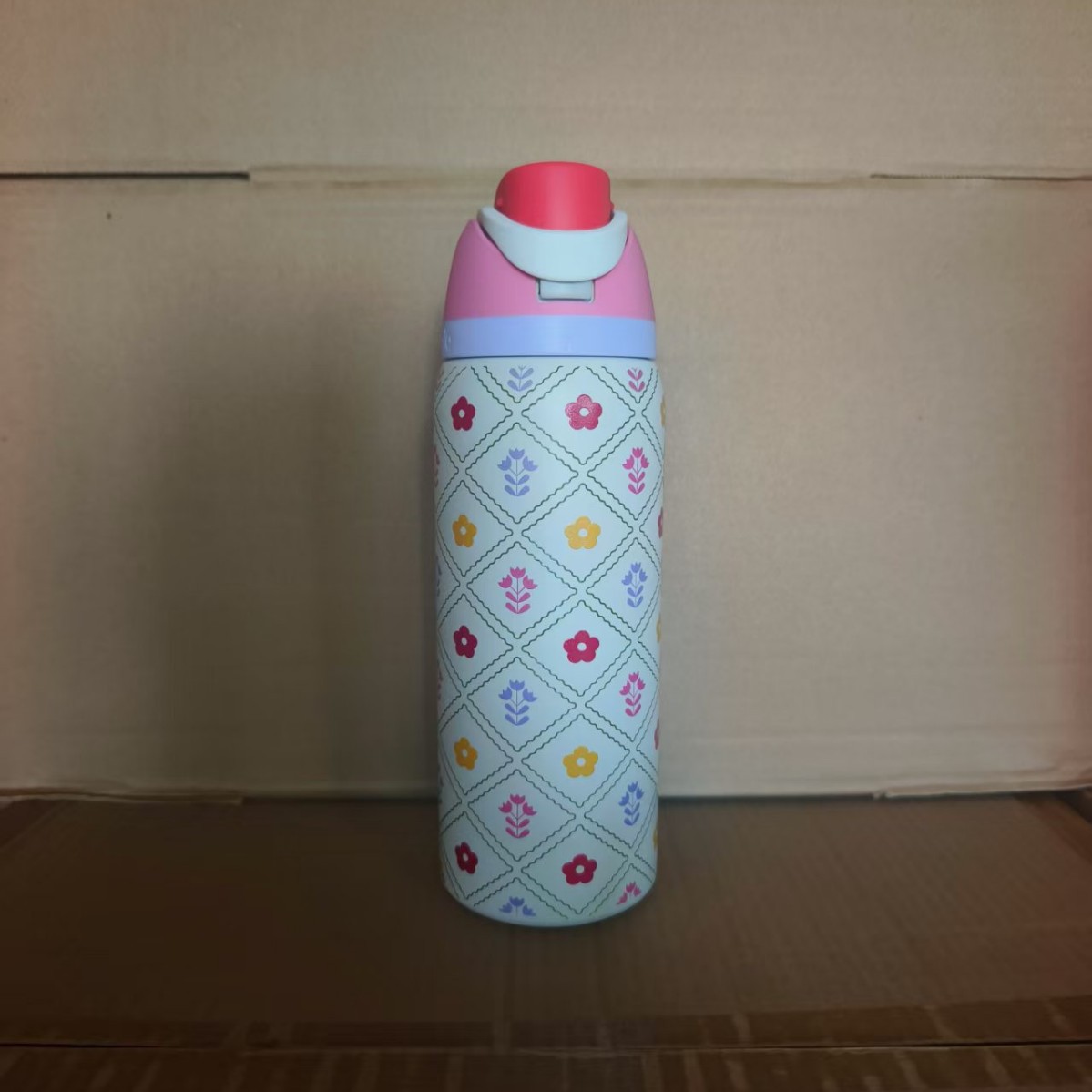 Vaso Aislado de Acero Inoxidable 304 Estilo Owala de Amazon con Asa, Botella de Agua Deportiva, Vaso de Doble Uso, Vaso para Agua, Regalo