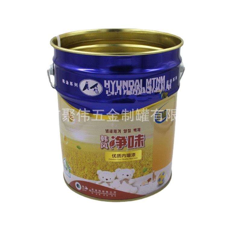 化工罐马口铁圆铁桶 涂料金属包装罐 油漆化工罐桶18升铁桶圆铁罐