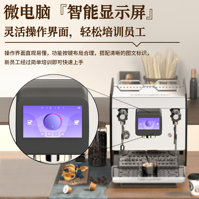 Assassin CK007 コーヒーマシン イタリア製 半自動オールインワン ホット＆コールド ダブルエキス オフィス ホーム 業務用コーヒーマシン|undefined