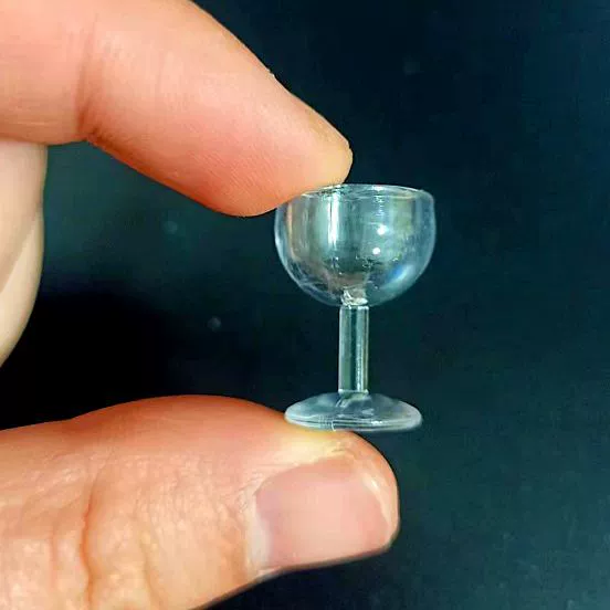 Мини маленький бокал для красного вина маленькая модель бокала для красного вина кулон для красного вина DIY контейнер для игр с едой глиняные аксессуары