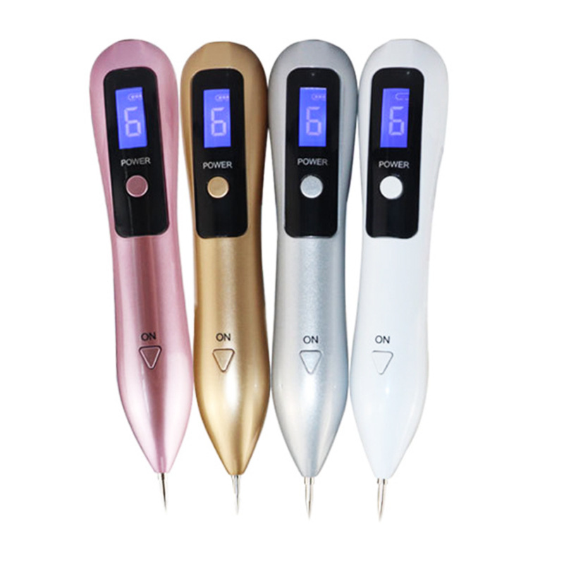 Lápiz alemán de 9 niveles para eliminación de lunares con luz azul, dispositivo portátil de belleza para uso doméstico, lápiz pequeño para eliminar manchas blancas