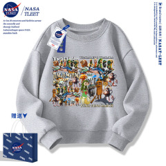 NASA联名TungTungTungSahur木棍人国外山海经卫衣儿童上衣潮童新