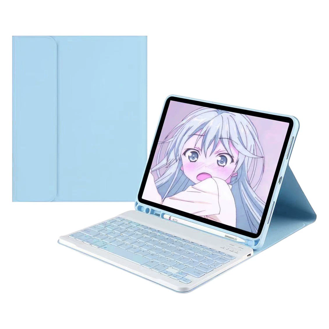 Для ipad10.9 Bluetooth клавиатура кожаный чехол с прорезью для ручки Pro11 планшет защитный чехол клавиатура мыши