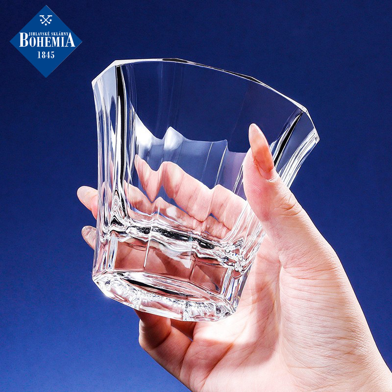 Importación checa Lexus cristal sin plomo tazas de whisky tazas de vino extranjero tazas de vidrio simple de alta calidad tazas caseras