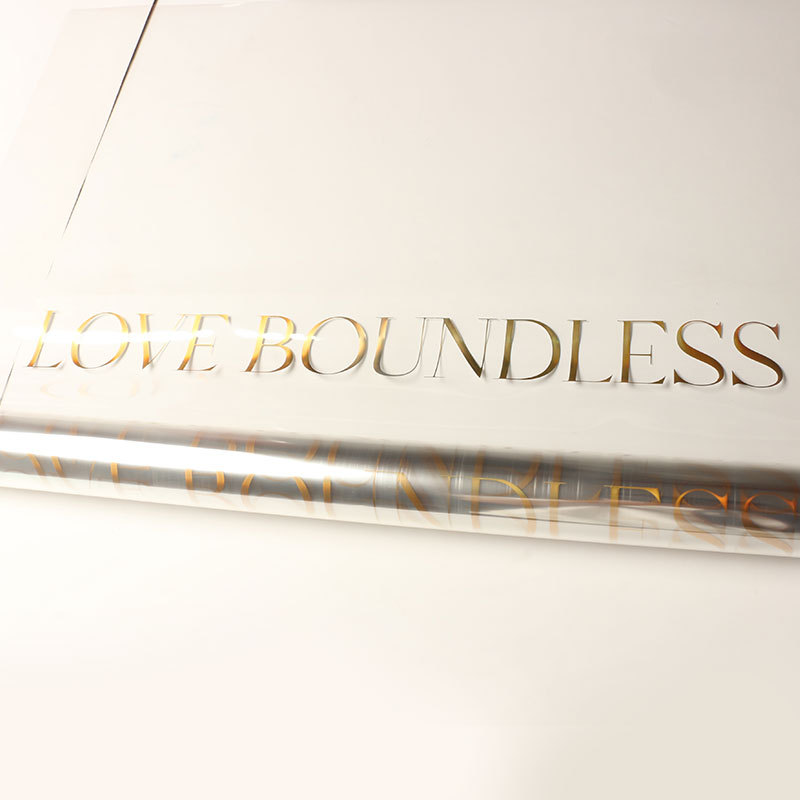 Flores de flores de color lippopp oro papel de vidrio transparente de alta permeabilidad papel de embalaje de flores impermeable estilo coreano florista