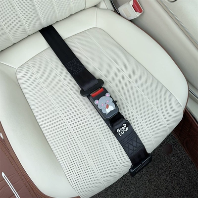 Co-Pilot Horse Baby Driving and Riding – Car seat belt - three-point-anti-strangle-safety-belt-black-zimao