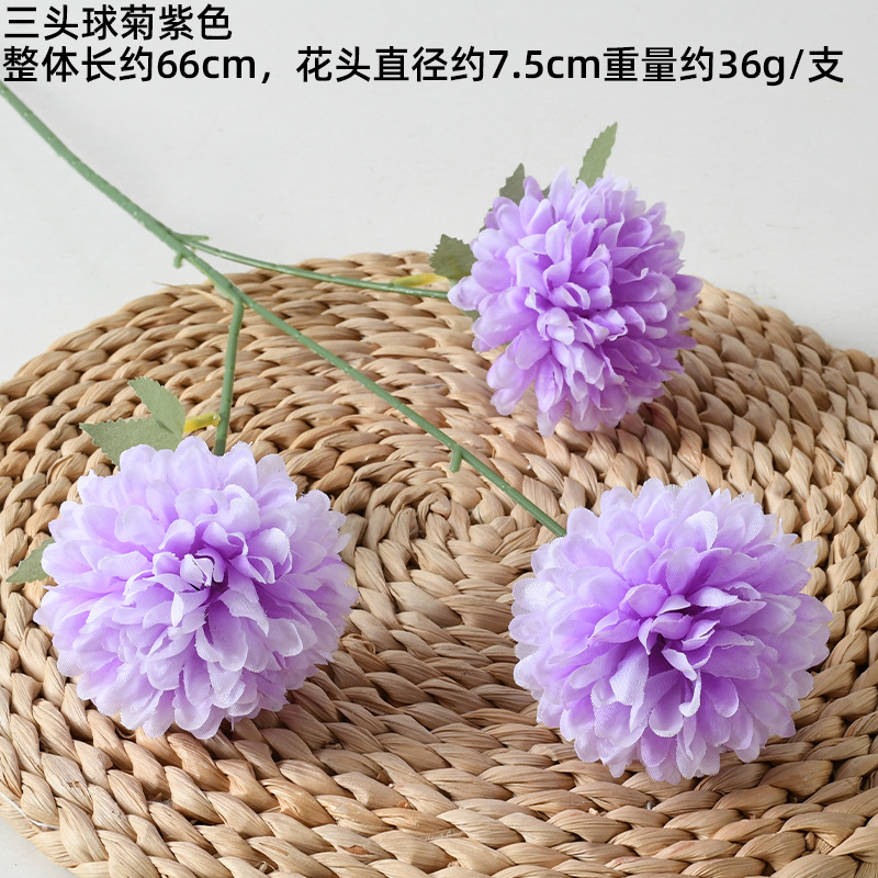 Flores artificiales moradas para bodas, estilo Monet, arreglos florales para el suelo del salón de bodas, flores de seda morado claro.