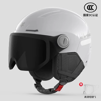 Motosiklet kaskı (dəbilqə): Motorcycle Large Size Half Helmet, Winter - 3c-large-size-gray-sunscreen-short-glasses-windproof-ear-protection-free-hd-short-glasses