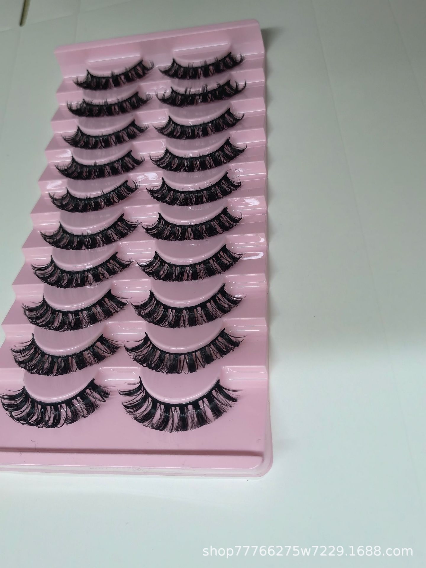 Alta calidad DD Qu estilo ruso rizado pestañas postizas multi-capa DD curling 3D imitación visón grueso europeo y americano al por mayor