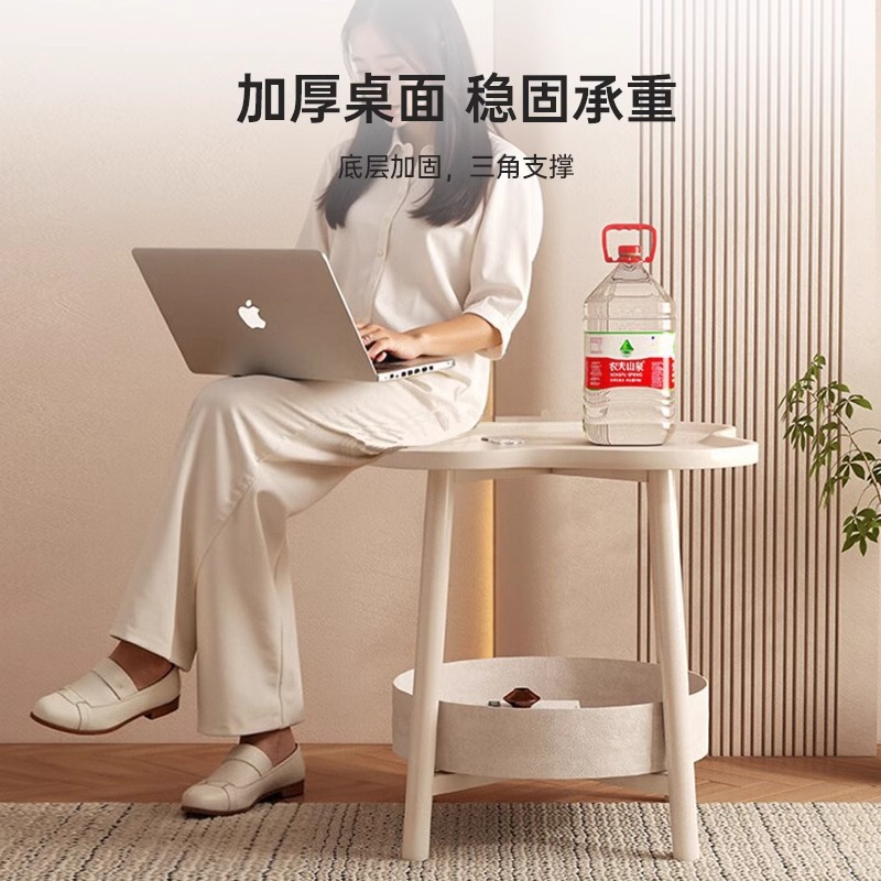 Taberna de cabecera alternativa de viento crema pequeña habitación de alquiler creativa simple estante de cabecera de la cama pequeño lado