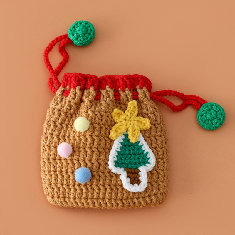 Unisex Holiday Yarn String Wallets display picture 1