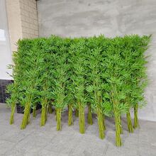 清仓仿真竹子装饰假隔断挡墙屏风塑料室内绿植物