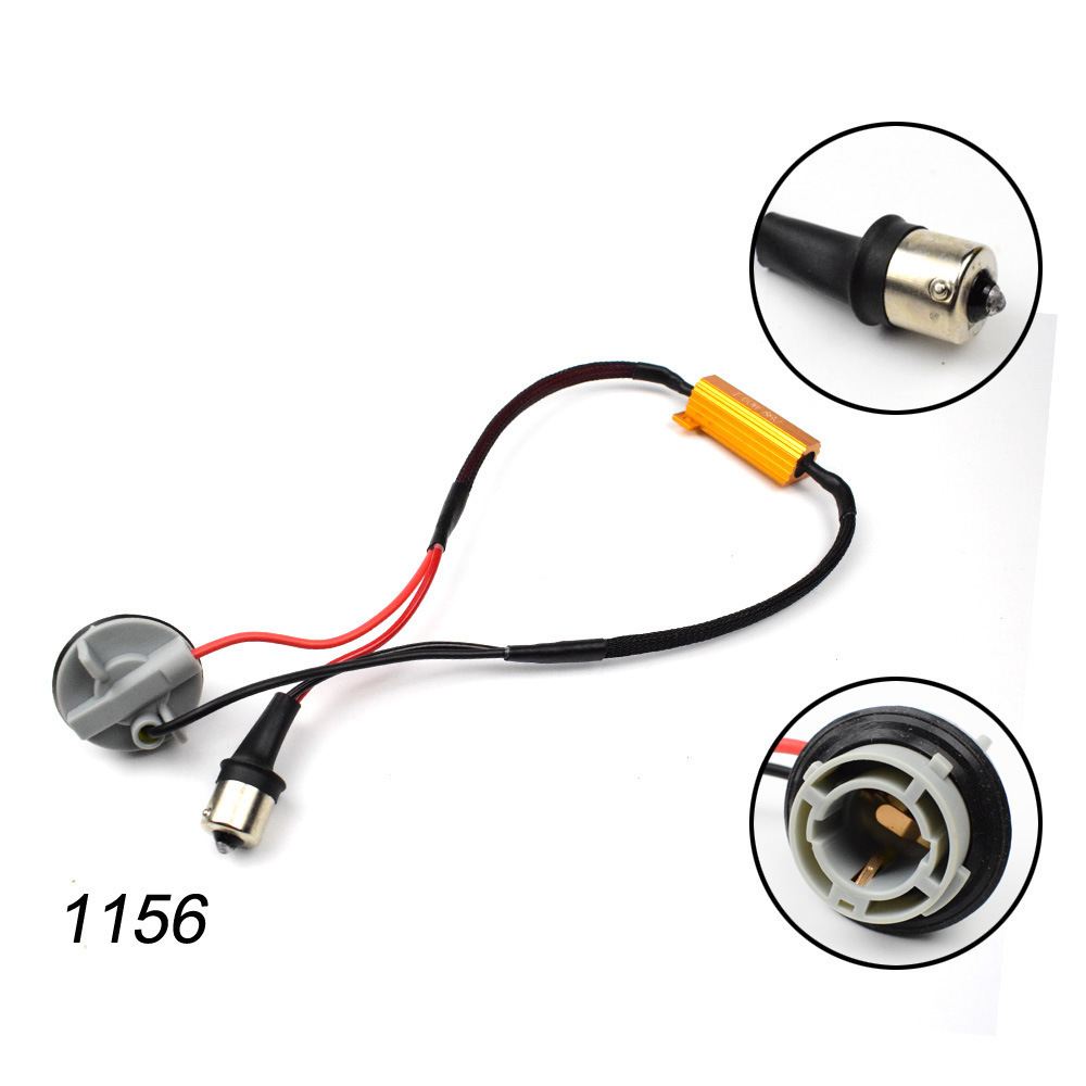 Mayorista faro de automóvil lámpara de freno lámpara de niebla eliminador de fallas lámpara LED decodificador de fallas línea de decodificación de resistencia