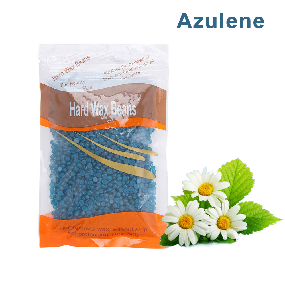 Cera de frijol cera de depilación cera de frijol cera dura nariz pelo cera de abejas sin papel cera sólida terapia frijol 100g cera dura transfronteriza frijol