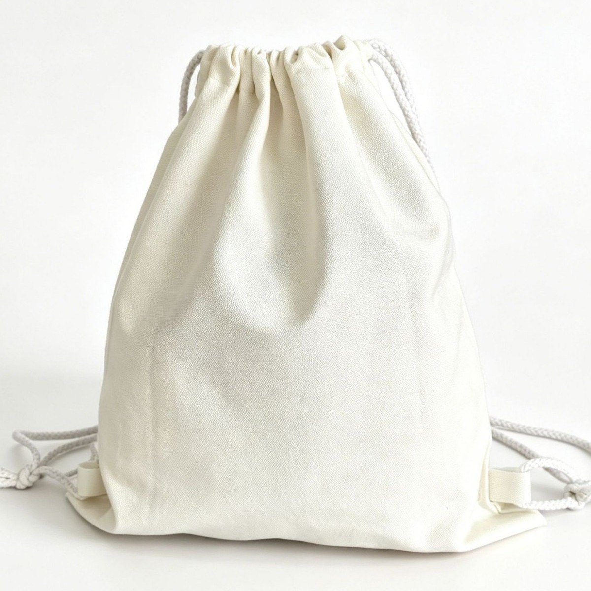 Canvas Drawstring Bag, Outdoor Hiking Drawstring Backpack, Lightweight Custom Storage Bag