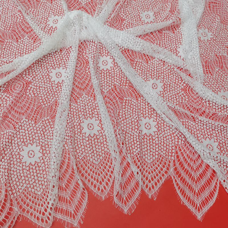睫毛蕾丝花边 宽度150公分好质量太阳花新款 服装内衣婚纱辅料+