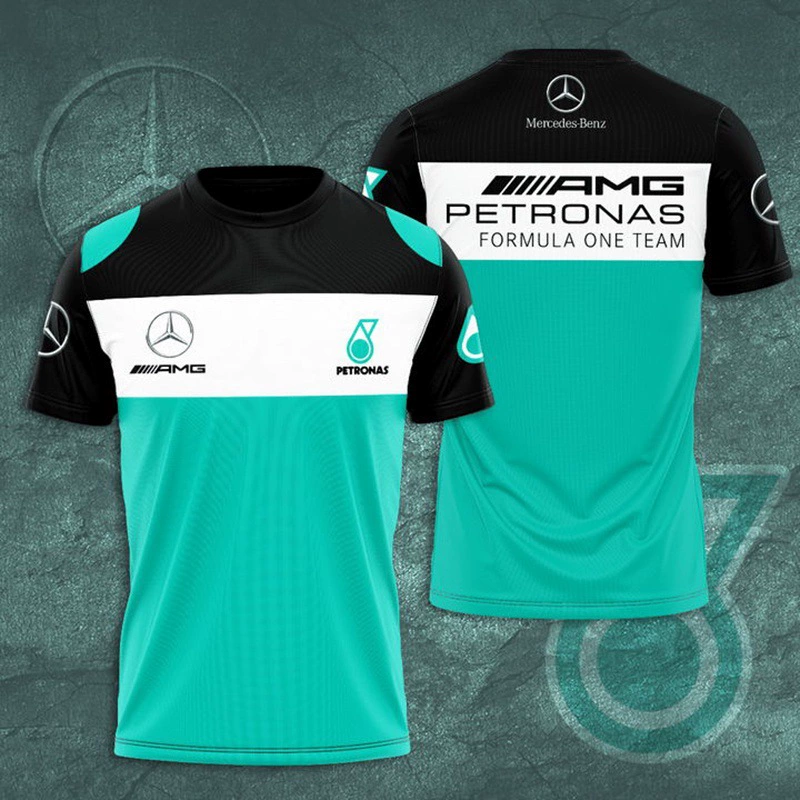 Mercedes-Benz Marsal AMG Petroleum F1 Team 3D напечатанные футболки для мужчин и женщин гоночная команда Летняя мода для мужчин
