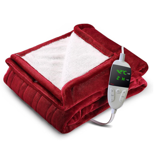 Cross-border thickened flannel shawl warm-up heated blanket office warm blanket heating pad multi-functional electric blanket