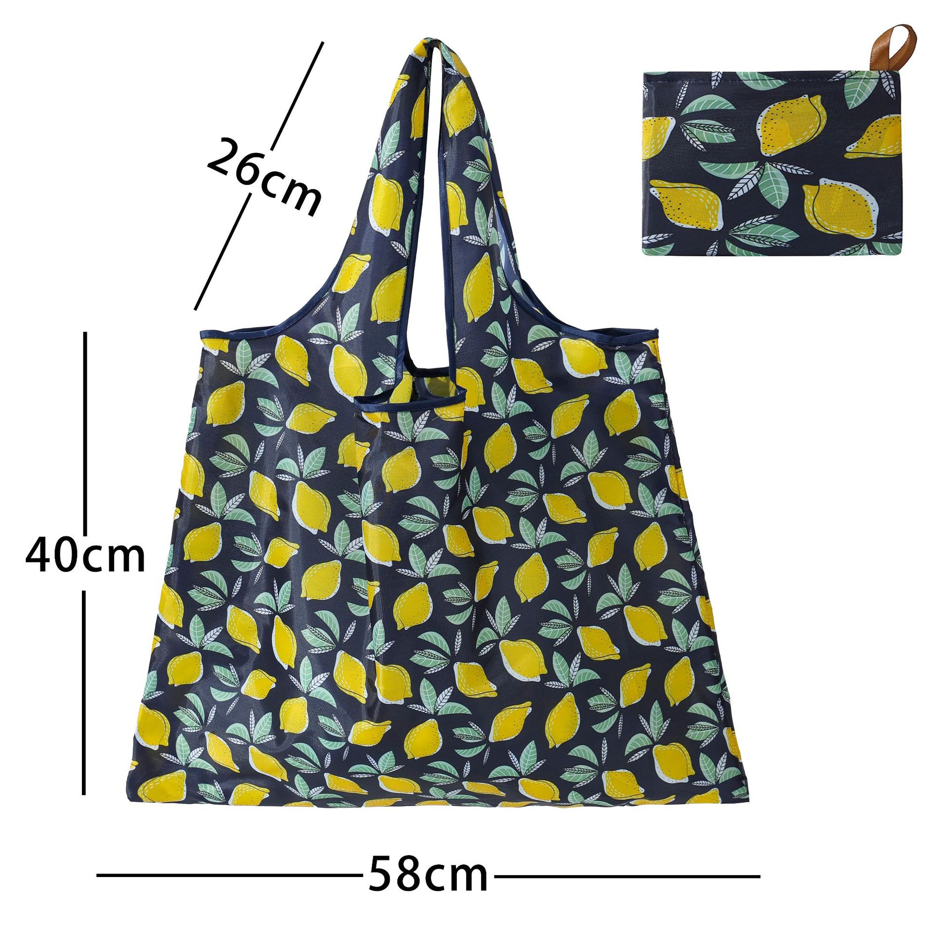 Fábrica de gran capacidad de supermercado impermeable plegable ecológico portátil almacenamiento bolsa de compras bolsa de compras