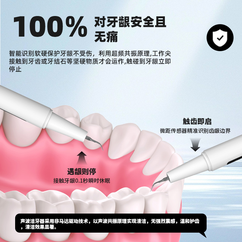 超声波电动洁牙器牙结石去除器烟渍跨境牙垢清洁冲牙器洗牙器高效|undefined